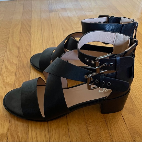 TG Black Strappy Sandal Heels. Size 8.5. Never worn. - Picture 2 of 9
